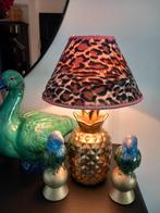Hippe luipaard lamp goud, Ophalen of Verzenden, Zo goed als nieuw, Minder dan 50 cm