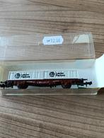 Minitrix art 51 3561 00 DB container wagen, Hobby en Vrije tijd, Modeltreinen | N-Spoor, Ophalen, Gelijkstroom, Trix, Wagon