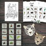 Jungle kinderfeestje activiteiten – Basis – Printables, Verzenden, Nieuw