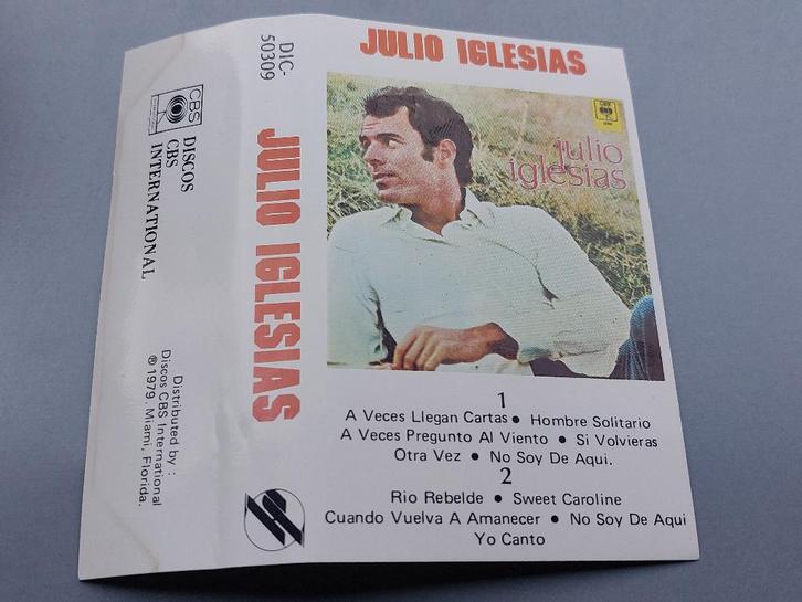 JULIO IGLESIAS - JULIO IGLESIAS (MC), Cd's en Dvd's, Cassettebandjes, Zo goed als nieuw, Origineel, Pop, 1 bandje, Ophalen of Verzenden