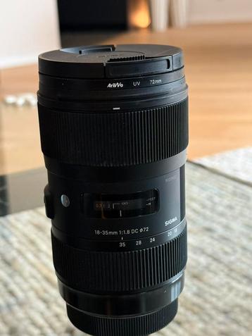Sigma zoomlens 18-35mm F1.8 Canon mount beschikbaar voor biedingen