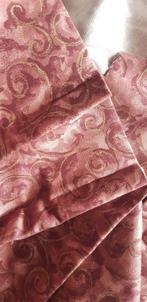 2 stellen gordijnen luxe verduisterend embrasse 360 270, Bruin, Zo goed als nieuw, Verzenden, 200 cm of meer