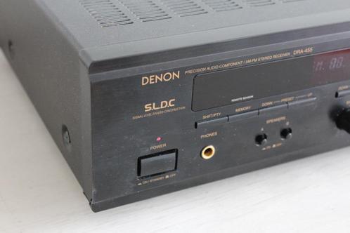 DENON DRA-455 RDS AM/FM Stereo receiver/versterker, Audio, Tv en Foto, Versterkers en Receivers, Zo goed als nieuw, Stereo, 60 tot 120 watt