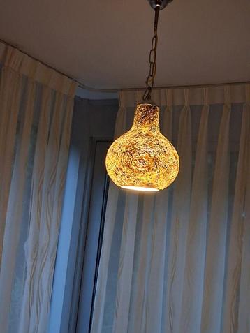 Vintage hanglamp met mozaïek glas beschikbaar voor biedingen