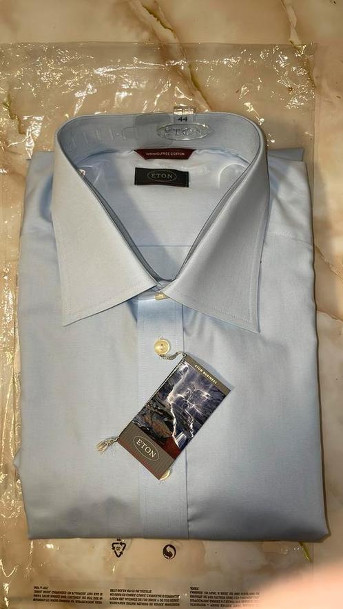Original ETON blue shirt new size 44/17,5, Kleding | Heren, Overhemden, Zo goed als nieuw, Ophalen of Verzenden