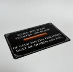 De geur van frikandel reclamebord van metaal wandbord deco, Huis en Inrichting, Info@deconoord.nl, Deco Noord, Nieuw, Ophalen of Verzenden