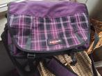 Schooltas Eastpak, zgan, voor laptop, paars, schouderband, Ophalen of Verzenden, Zo goed als nieuw, Zwart, 30 cm of meer