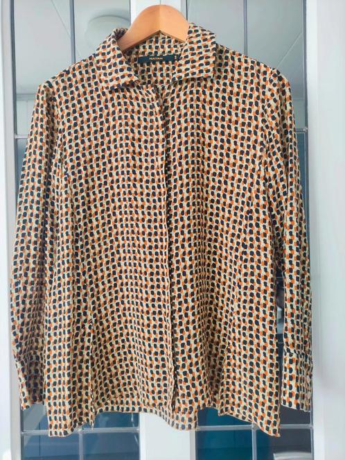 Natan zijden blouse maat M, Kleding | Dames, Blouses en Tunieken, Zo goed als nieuw, Maat 38/40 (M), Overige kleuren, Ophalen of Verzenden