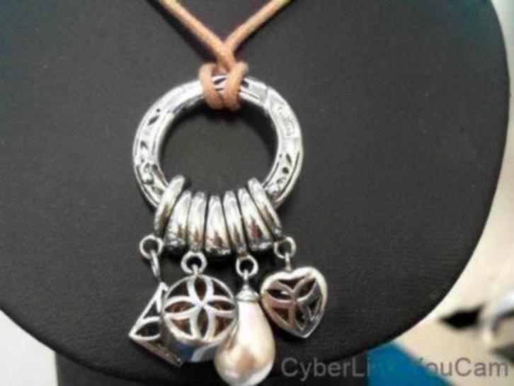 TiSento Hanger 925 Zilver uitgevoerd met hangers, Sieraden, Tassen en Uiterlijk, Kettinghangers, Zo goed als nieuw, Overige materialen