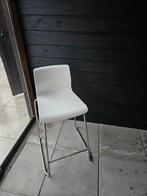 3 witte barkrukken, Huis en Inrichting, 2 krukken, Ophalen, Gebruikt, 60 tot 90 cm