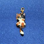 Poes Kat clip on hangertje met bengelende staart, Verzamelen, Sleutelhangers, Verzenden, Nieuw, Dier of Natuur