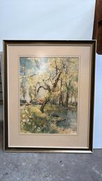 Aquarel Doolman tussen Nisse en Heinkenszand, Ophalen