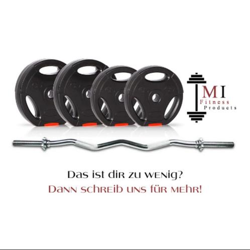 NEU - SZ Stange + 15kg Set -30mm Hantelscheiben-Fitness, Sport en Fitness, Fitnessmaterialen, Nieuw, Ophalen of Verzenden