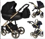 Baby Merc Faster limited edition 3 in 1 gouden kinderwagen, Gebruikt, Verstelbare duwstang, Ophalen of Verzenden, Kinderwagen