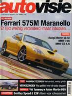 Autovisie 10 2002 : Range Rover - BMW 745i - X5 - Ferrari, Boeken, Auto's | Folders en Tijdschriften, Gelezen, Autovisie, Ophalen of Verzenden