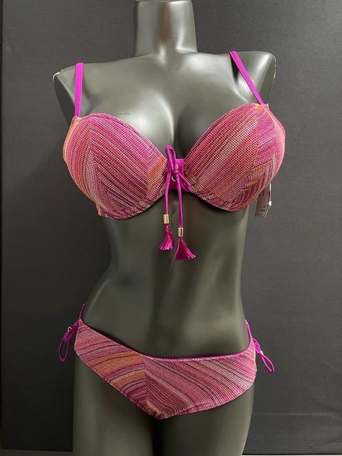Marie jo push up bikini 75a slip 40 model esmee, Kleding | Dames, Badmode en Zwemkleding, Nieuw, Bikini, Roze, Verzenden