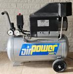 Compressor 8 bar 15 liter tank Kinzo 1200Watt, Ophalen, Gebruikt, 6 tot 10 bar, Minder dan 200 liter/min