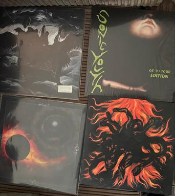 Verschillende LPs, metal, grunge, rock beschikbaar voor biedingen