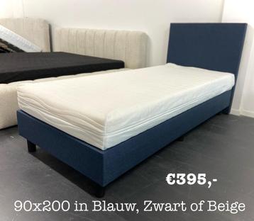 Nieuwe Eenpersoons & tweepersoons boxsprings & bedden outlet beschikbaar voor biedingen