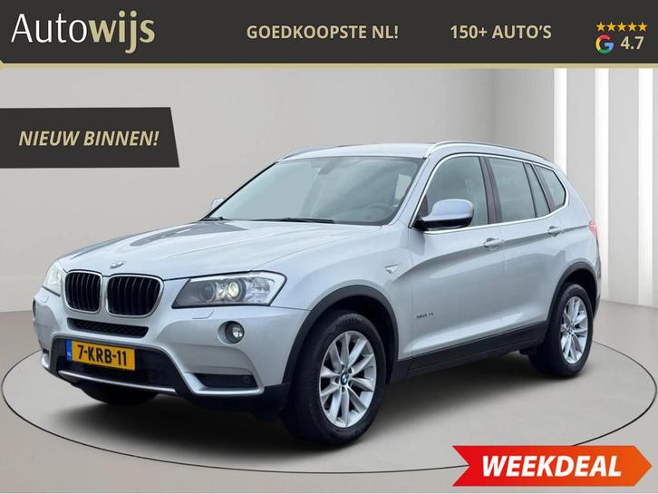 BMW X3 XDrive20i High Executive|NL AUTO|TREKHAAK|LEDER|XENON, Auto's, BMW, Bedrijf, Te koop, X3, 4x4, ABS, Airbags, Airconditioning