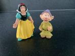 Sneeuwwitje + dopey bullyland disney 6,5 en 5,5 cm hoog  3,-, Ophalen of Verzenden, Zo goed als nieuw