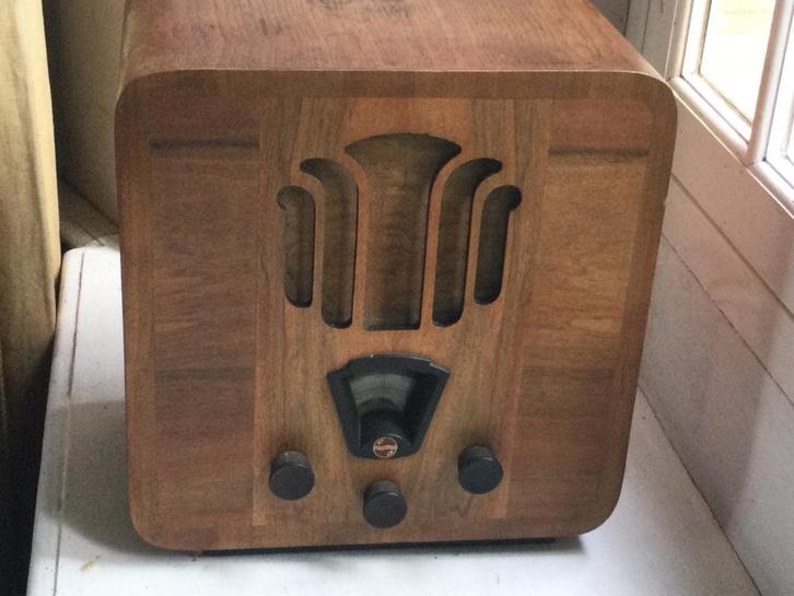 Antieke Philips buizenradio type 836A, Antiek en Kunst, Antiek | Tv's en Audio, Ophalen
