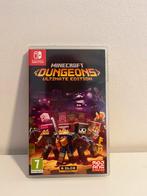 Minecraft Dungeons switch, Avontuur en Actie, Ophalen of Verzenden, Zo goed als nieuw, 3 spelers of meer