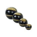 Indonesische Nesting Bowls Zwart Gelakt Hout Juwelen Set 4, Antiek en Kunst, Ophalen of Verzenden