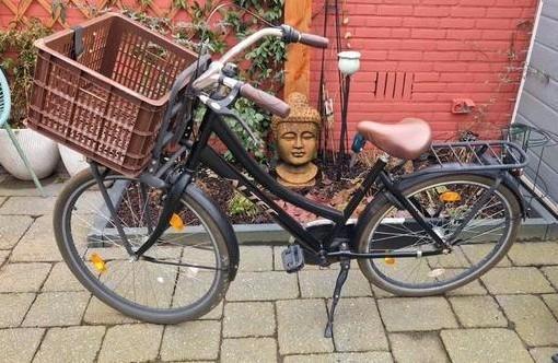 Altec Damesfiets 26 inch - Basil Krat, Fietsen en Brommers, Fietsen | Dames | Damesfietsen, Gebruikt, Overige merken, Versnellingen