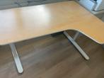 Hoekbureau (Ikea Bekant, handmatig in hoogte verstelbaar), Huis en Inrichting, Bureaus, Ophalen, In hoogte verstelbaar, Zo goed als nieuw