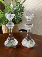 kandelaar Bleikristal 2 stuks, Overige materialen, Ophalen of Verzenden, Zo goed als nieuw, Kandelaar