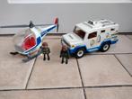 Playmobil politie helicopter en swat wagen, Ophalen of Verzenden, Gebruikt