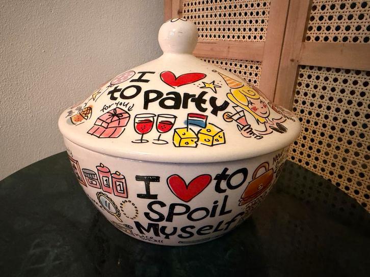 Blond Amsterdam dekschaal, Huis en Inrichting, Keuken | Servies, Zo goed als nieuw, Schaal of Schalen, Blond Amsterdam, Aardewerk