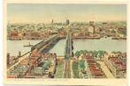 MA155-Rotterdam,Panorama Maasbruggen,Witte Huis, 1940 tot 1960, Gelopen, Zuid-Holland, Verzenden