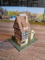 Vakwerkhuis winkel Ho spoor trein 1:87, Hobby en Vrije tijd, Modeltreinen | H0, Overige merken, Gebruikt, Gelijkstroom of Wisselstroom