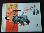 Oude Tractor Brochure DT-20 folder, Ophalen of Verzenden, Gelezen, Onbekend