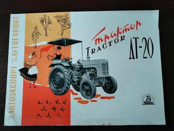 Oude Tractor Brochure DT-20 folder  beschikbaar voor biedingen