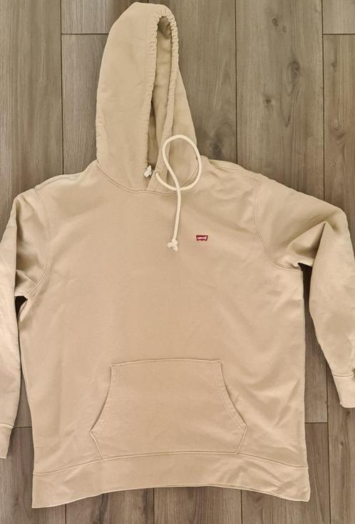 Levis Original Logo Hoodie Beige, Kleding | Heren, Truien en Vesten, Gedragen, Overige maten, Beige, Ophalen of Verzenden