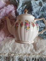 Prachtige vintage SADLER theepot met bloemmotief, Ophalen of Verzenden