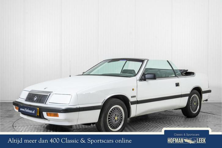 Chrysler Le-Baron 2.2 Turbo Convertible (bj 1988, automaat), Auto's, Chrysler, Bedrijf, Te koop, Le Baron, Open dak, Benzine, Cabriolet