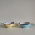 Vintage schaaltjes kommetjes pastel West Germany - set van 2, Ophalen of Verzenden, Zo goed als nieuw