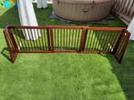Uitschuifbaar houten hek, Tuin en Terras, Ophalen, Hout, Tuinhek