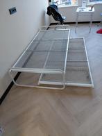 Bed, Huis en Inrichting, Gebruikt, 90 cm, Eenpersoons, Crème