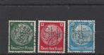 Duitsland, Duitse Rijk Perfins Michelnrs. 516-519-521 gest., Verzenden, Overige periodes, Gestempeld
