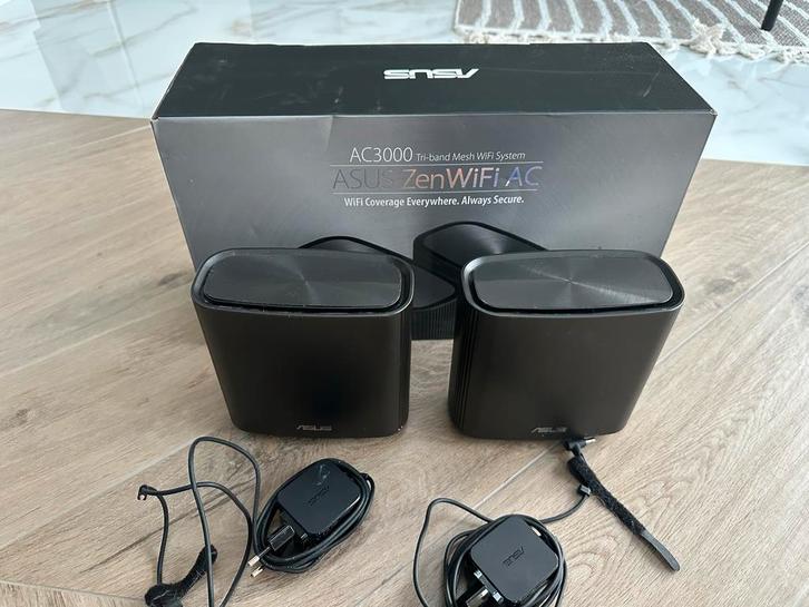 Asus ZenWiFi AC3000 (CT8) Mesh WiFi Systeem, Computers en Software, Routers en Modems, Gebruikt, Router, Ophalen of Verzenden