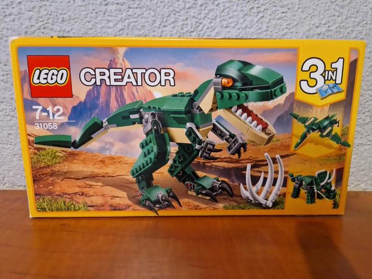 LEGO Creator 31058 - Machtige Dinosaurus - Compleet, Kinderen en Baby's, Speelgoed | Duplo en Lego, Zo goed als nieuw, Lego, Complete set