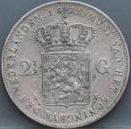 Zilveren rijksdaalder 1872 - 2 1/2 gulden 1872 Willem 3, Koning Willem III, Verzenden, Zilver, Euro's