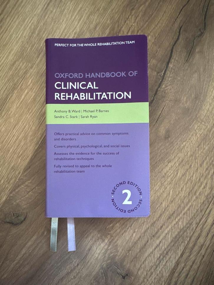 Oxford Handbook Clinical Rehabilitation - Zo Goed Als Nieuw, Boeken, Studieboeken en Cursussen, Zo goed als nieuw, HBO, Beta, Ophalen of Verzenden