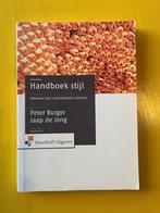 Handboek stijl ISBN: 9789001709655, Ophalen of Verzenden, Zo goed als nieuw, Noordhoff Uitgevers