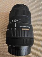 sigma zoom 55-200 1:4-5.6, Ophalen of Verzenden, Gebruikt, Telelens, Zoom